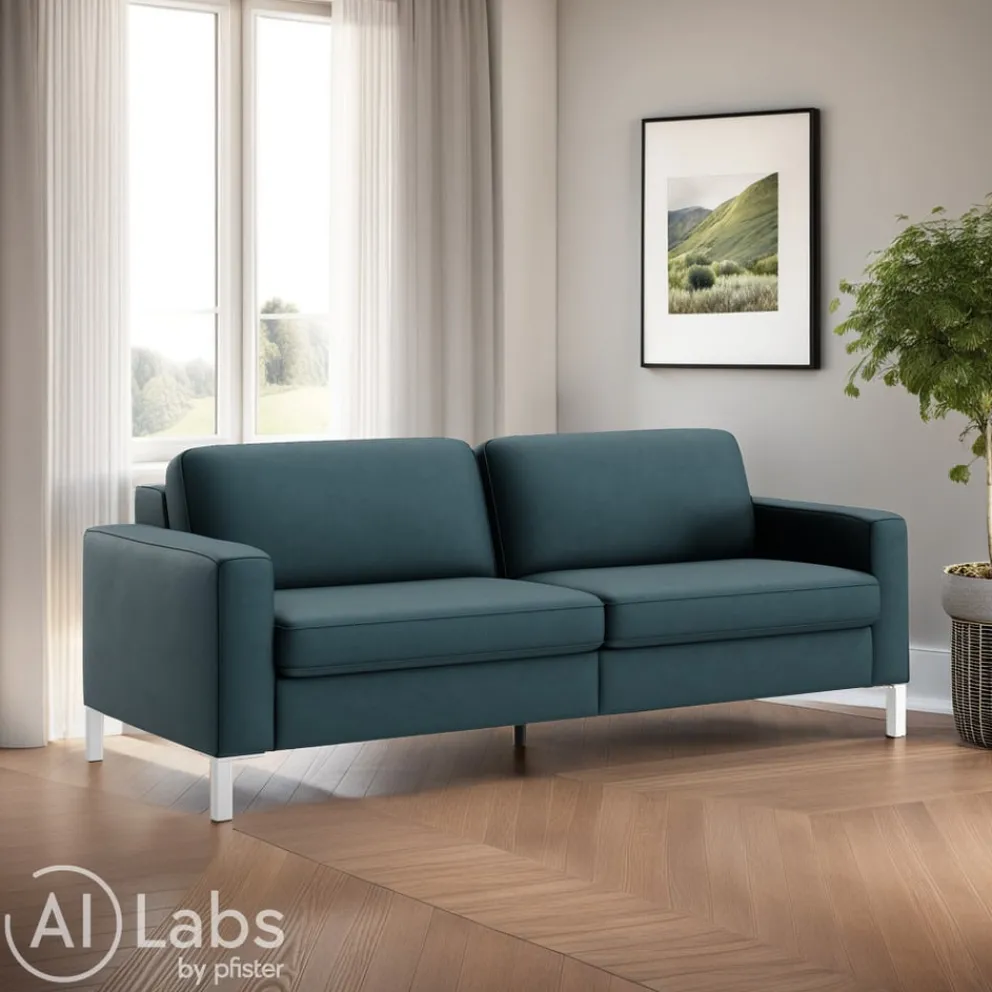 Johann Jakob Einzelsofa Classics Arizona petrol