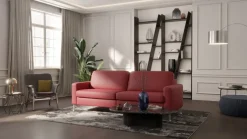 Johann Jakob Einzelsofa Classics Kat. D, Life Line Rot