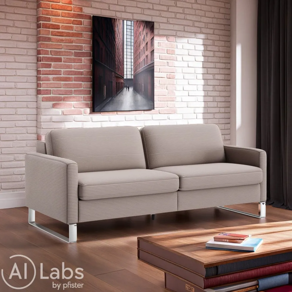 Johann Jakob Einzelsofa Classics Cord rosa Best