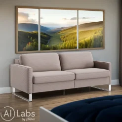 Johann Jakob Einzelsofa Classics Cord rosa Best