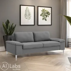 Johann Jakob Einzelsofa Classics Plus Kat. 8, Easy Care platin