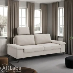 Johann Jakob Einzelsofa Classics Plus Kat. 6, Mono taupe Clearance