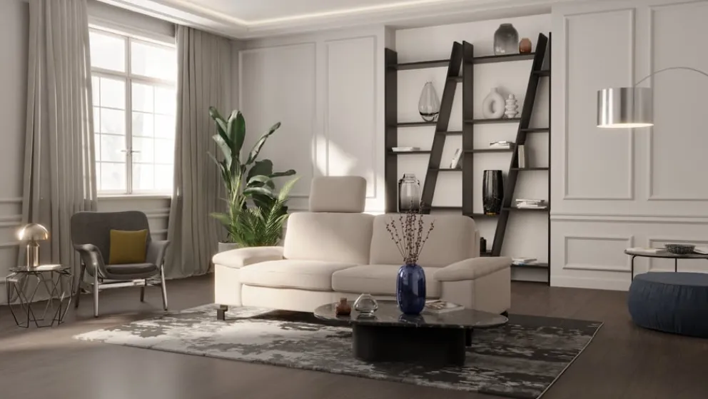 Johann Jakob Einzelsofa Classics Plus Kat. 6, Mono taupe Clearance