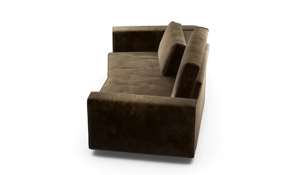 sensoo Einzelsofa CLOUDY1 dunkelbraun Hot