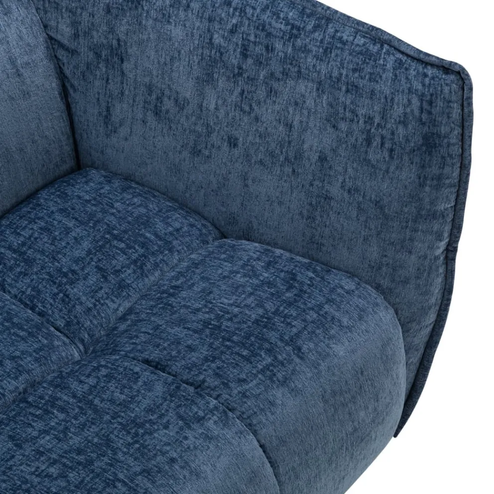 BYYU Einzelsofa Clyde blau New
