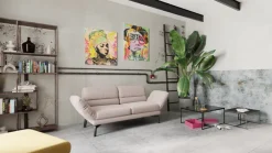 Dieter Knoll Einzelsofa Cosio Cord rosa New