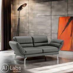 Dieter Knoll Einzelsofa Cosio Kat. J, Mercury black Sale