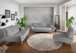 Livetastic Einzelsofa Drago silber New