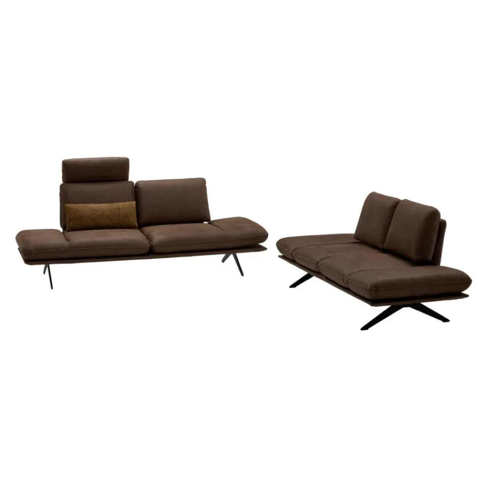 Dieter Knoll Einzelsofa Forino braun Outlet
