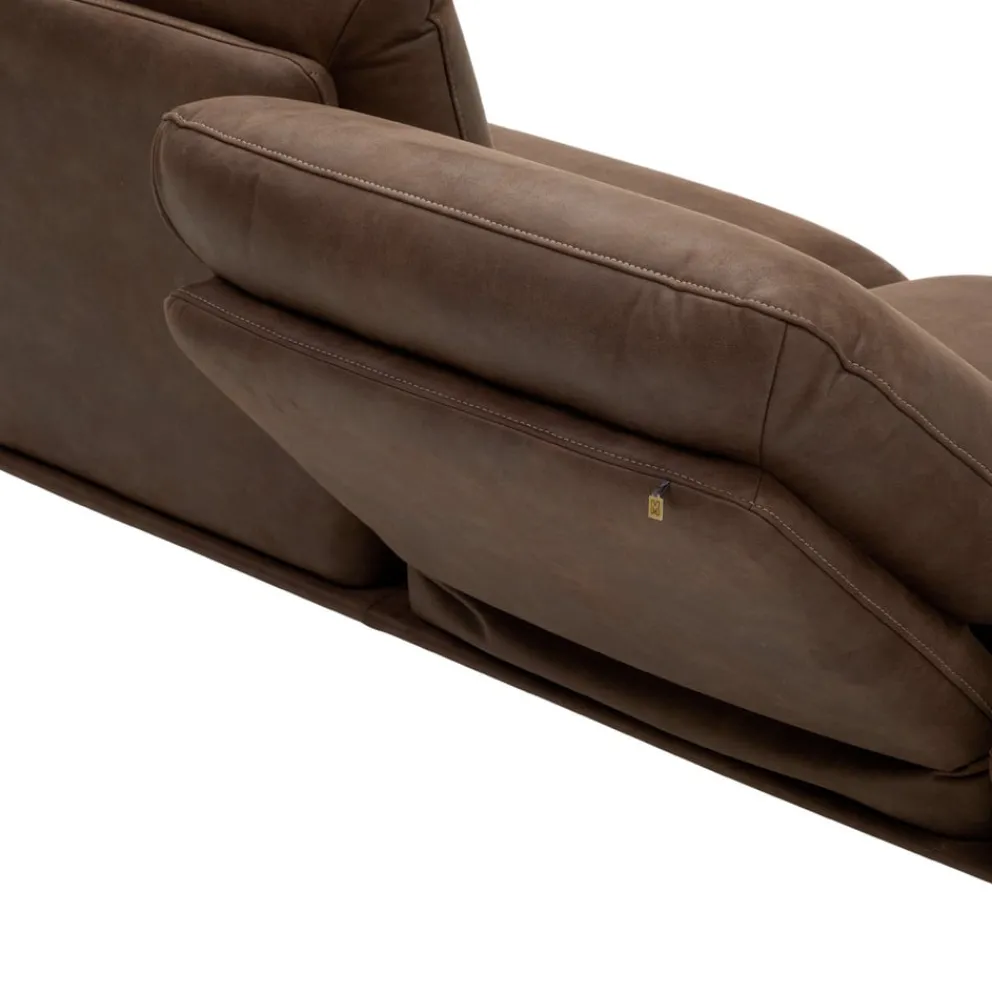 Dieter Knoll Einzelsofa Forino braun Outlet