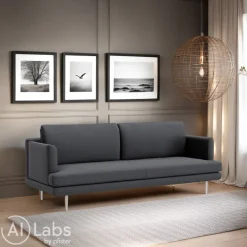 INTERTIME Einzelsofa I-Liv Credo asphalt U8006J Clearance