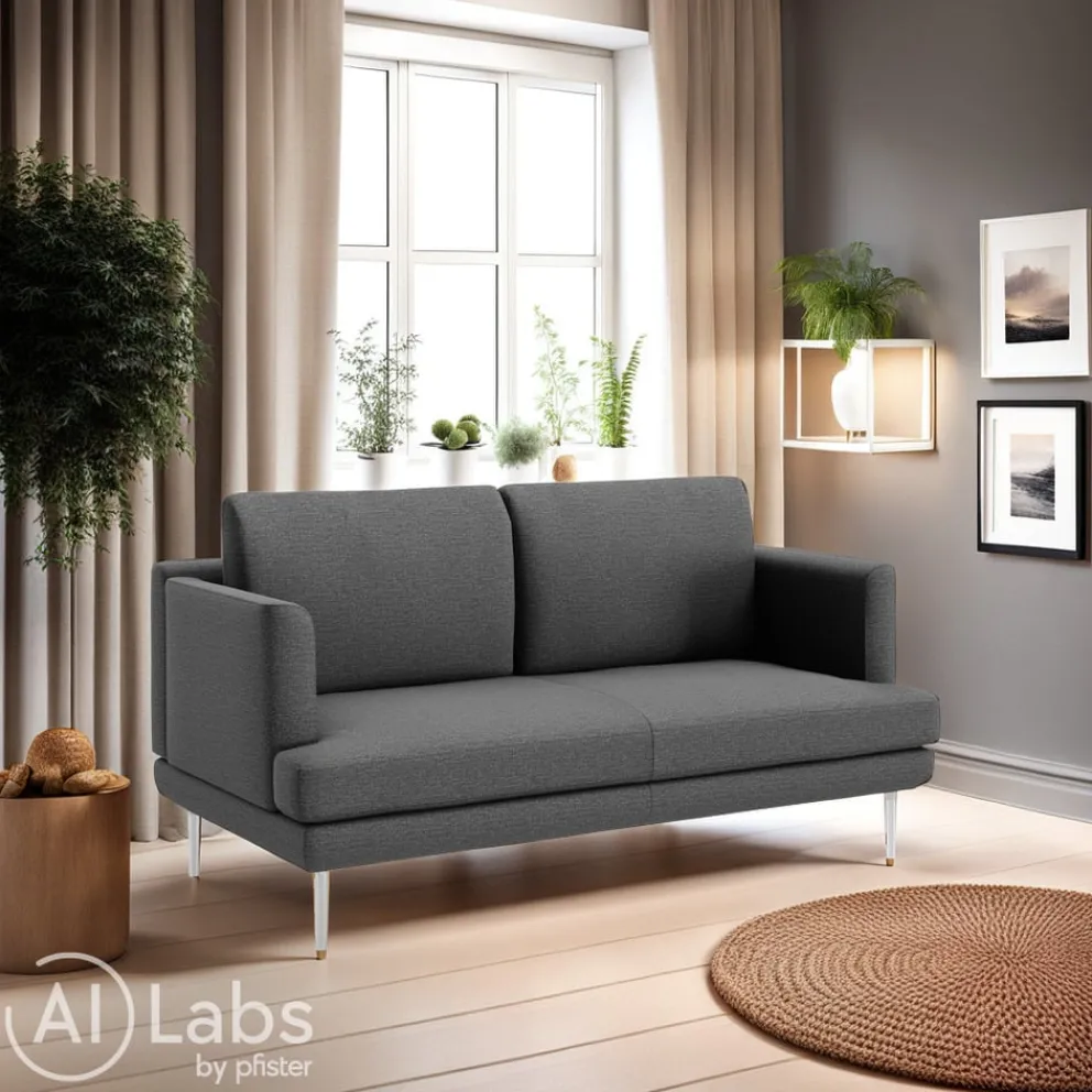 INTERTIME Einzelsofa I-Liv Carla anthrazit U1205C Hot