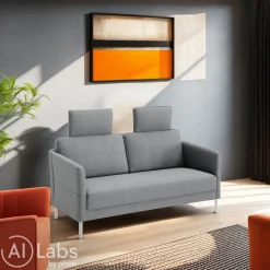INTERTIME Einzelsofa I-Nimbus Kat. D, Danio hellgrau U3305D Discount