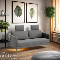 INTERTIME Einzelsofa I-Nimbus Credo carbon U8005J Outlet