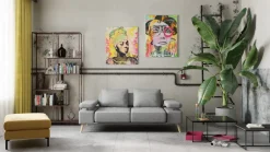 Hom'In Einzelsofa Jess Kat. 12, FZR 129 graphite grey Hot