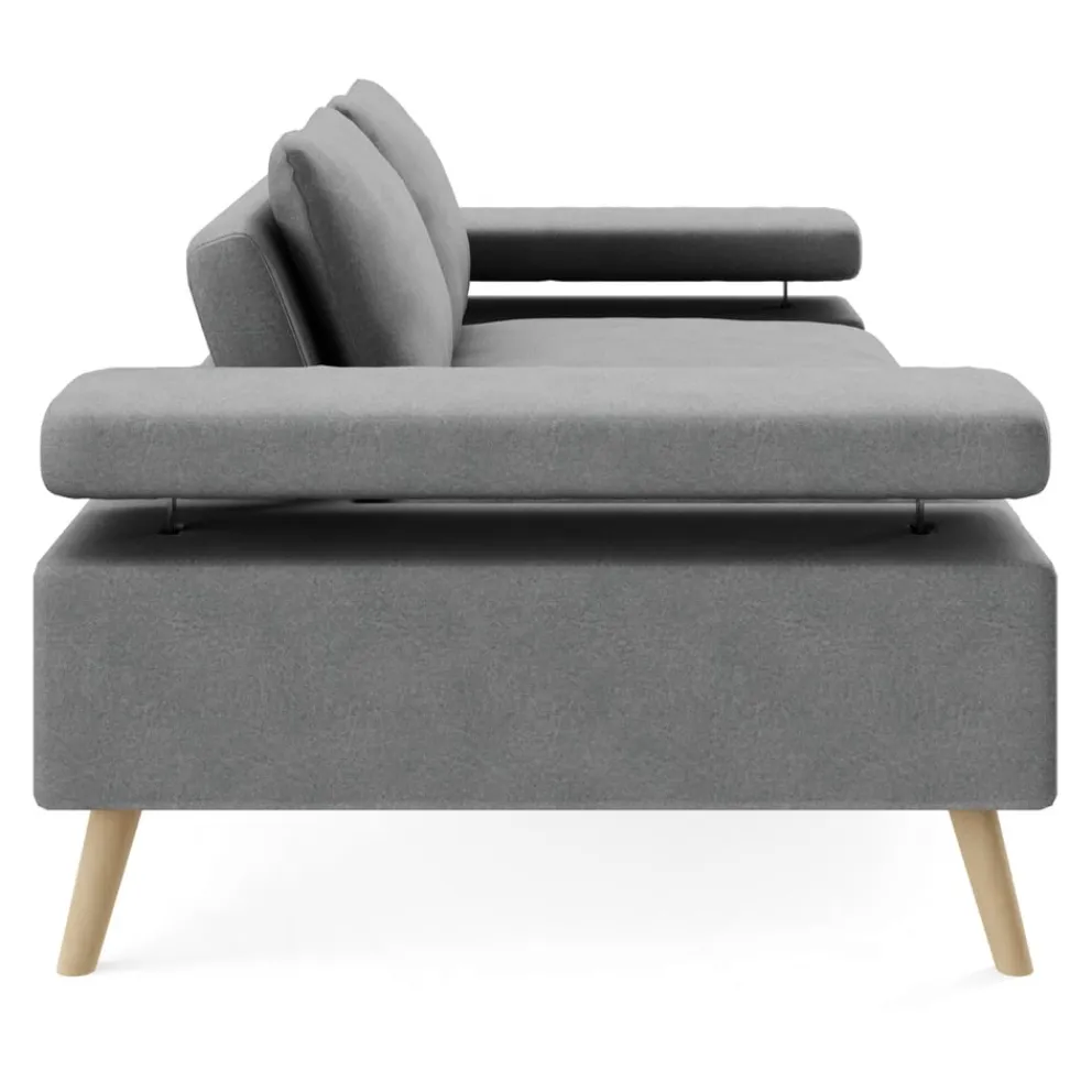 Hom'In Einzelsofa Jess Kat. 12, FZR 129 graphite grey Hot