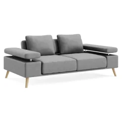 Hom'In Einzelsofa Jess Kat. 12, FZR 129 graphite grey Hot