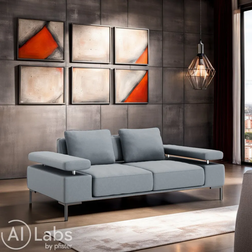 Hom'In Einzelsofa Jess Kat. 5, DPR 89 blue grey Discount