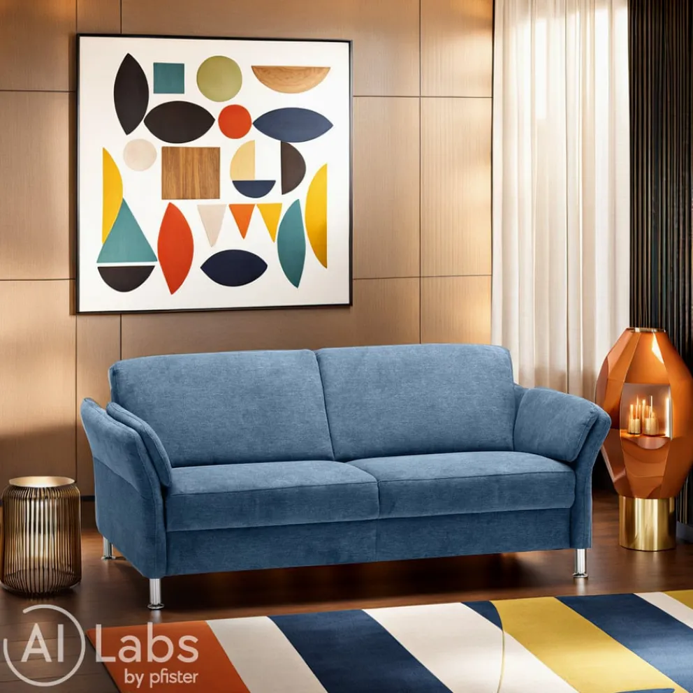 Dieter Knoll Einzelsofa Latina-S Kat. C, Unica marine Discount