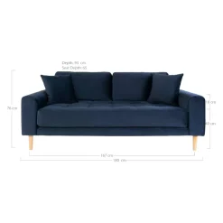 Johann Jakob Einzelsofa Lido blau Outlet