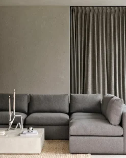 Ethnicraft Einzelsofa Mellow granitgrau New
