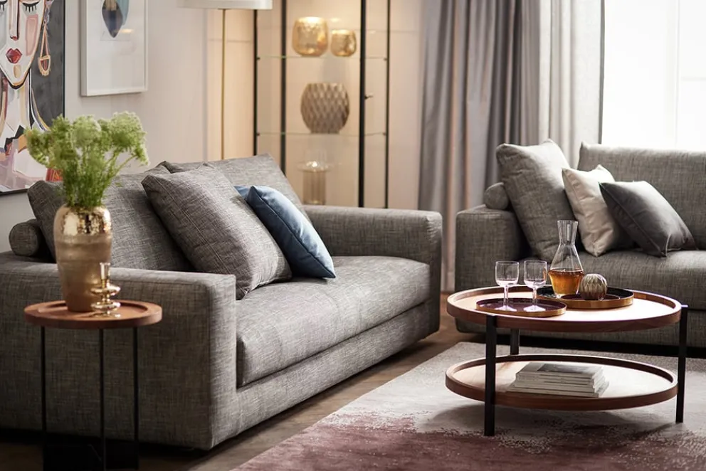 Edition Einzelsofa Nero anthrazit Discount