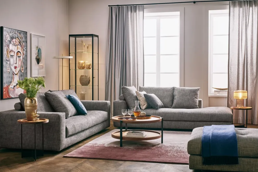 Edition Einzelsofa Nero anthrazit Discount