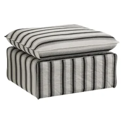 HKliving Einzelsofa Nomad grau, schwarz