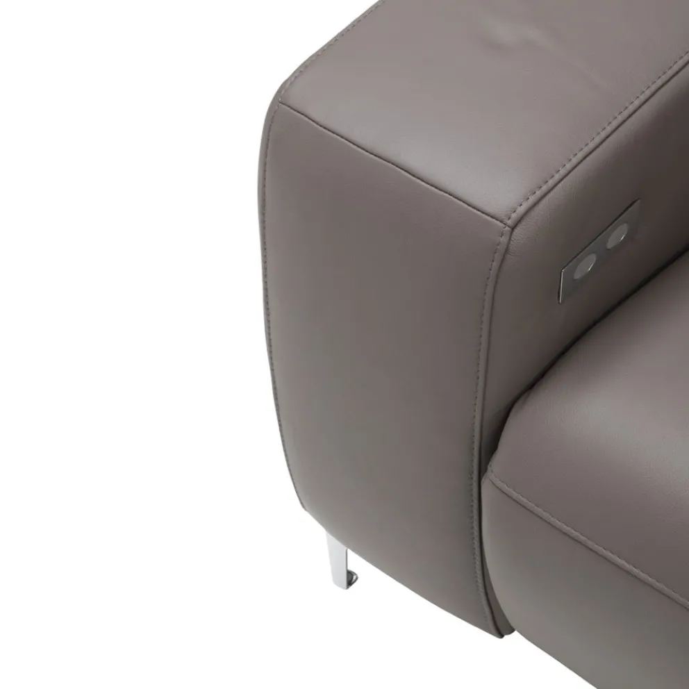 Pure Home Lifestyle Einzelsofa Pure 902 Exklusiv grau Clearance