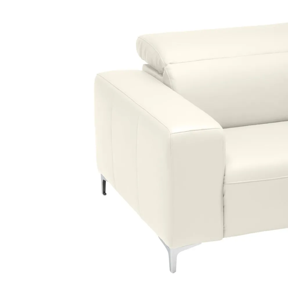 Pure Home Lifestyle Einzelsofa Pure 902 Exklusiv Kat. B, Bronco white Hot