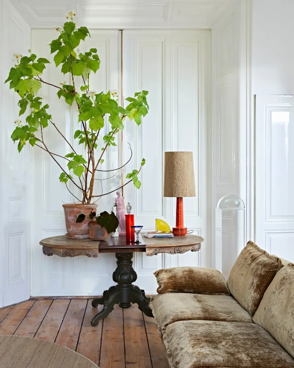 HKliving Einzelsofa Retro dunkelbraun Best