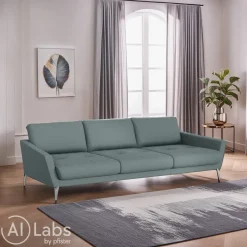 Johann Jakob Einzelsofa Softy-3092 Kat. SK 10, R66/ 26 niagara Sale