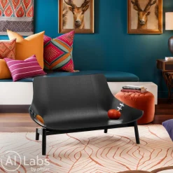atelier pfister Einzelsofa Surpierre schwarz Discount