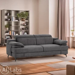 Livetastic Einzelsofa Titus anthrazit Discount