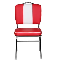 MID.YOU Essstuhl American Diner rot, weiss Sale