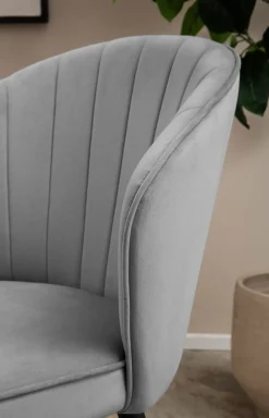 MID.YOU Essstuhl Design grau Clearance