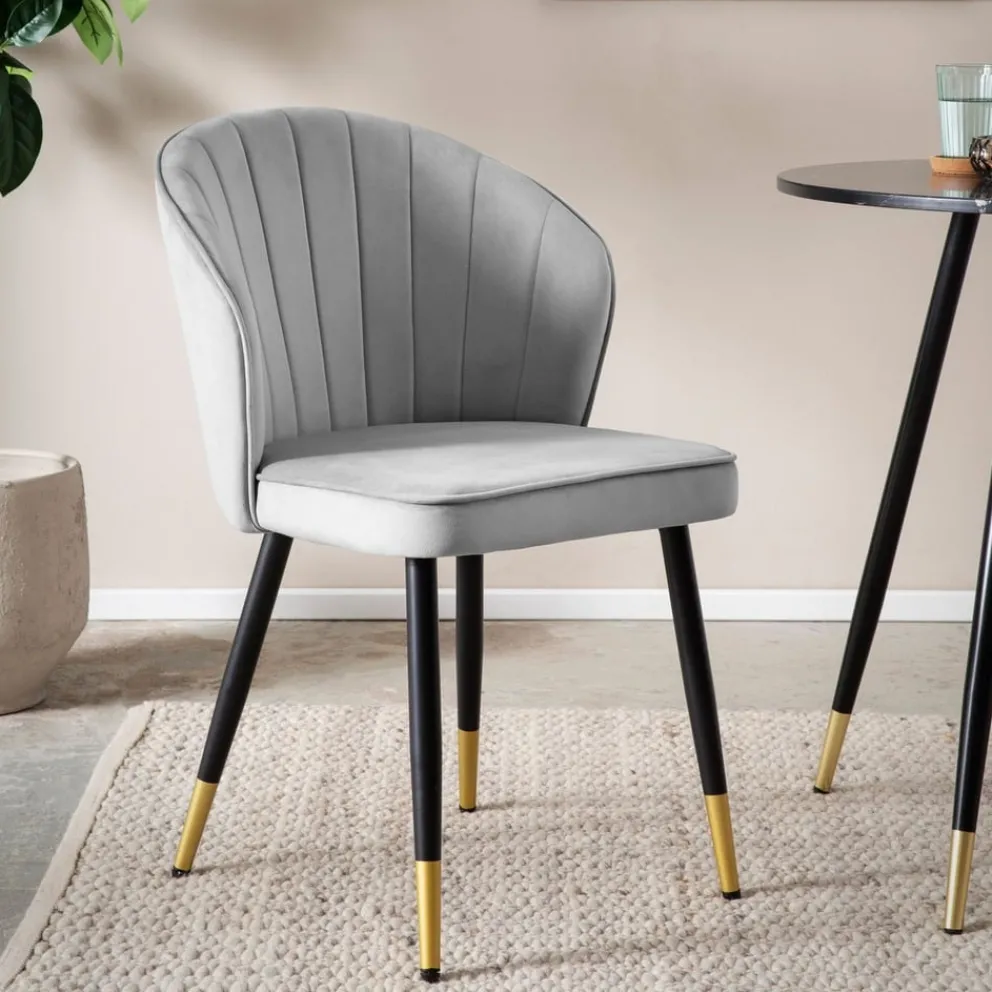 MID.YOU Essstuhl Design grau Clearance