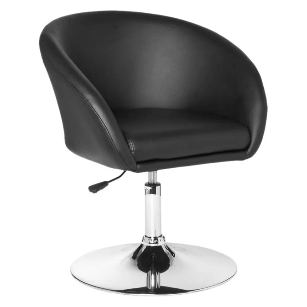 MID.YOU Essstuhl Leder-Optik schwarz Clearance