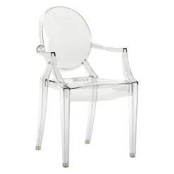 KARTELL Essstuhl Louis Ghost B4 / glasklar Hot