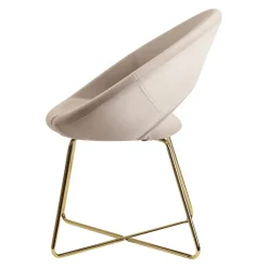 MID.YOU Essstuhl Samt beige Hot