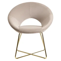 MID.YOU Essstuhl Samt beige Hot