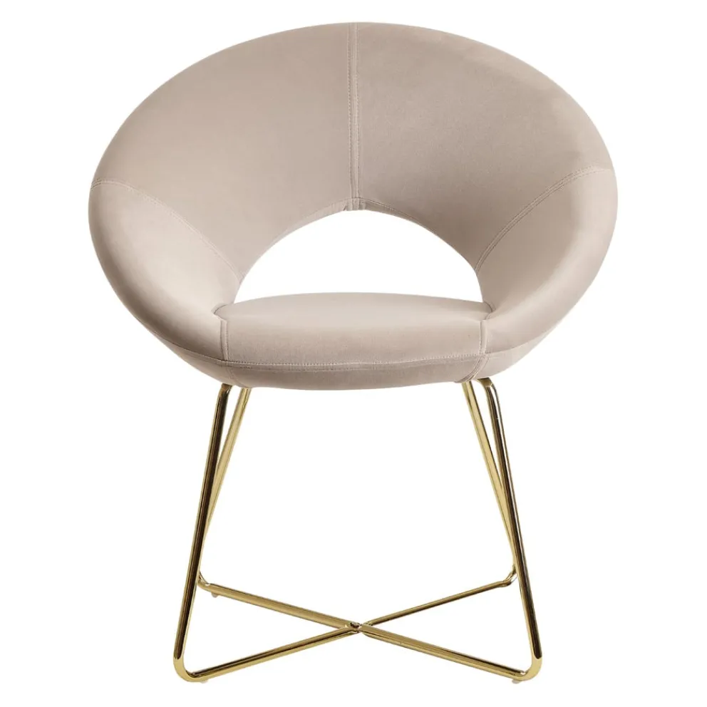 MID.YOU Essstuhl Samt beige Hot