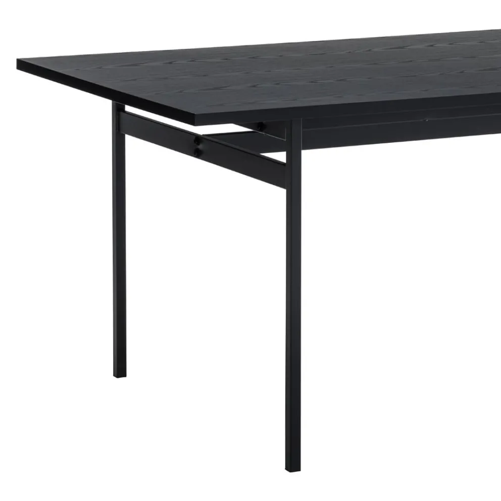 Lomoco Esstisch Angus eschefarbig, schwarz Outlet