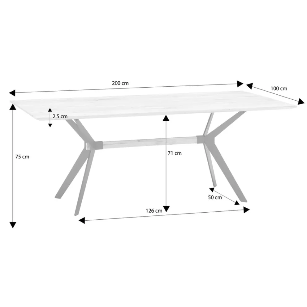 Lomoco Esstisch Atelier eichefarbig Best
