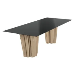 Gervasoni Esstisch Brick buchefarbig, schwarz Best