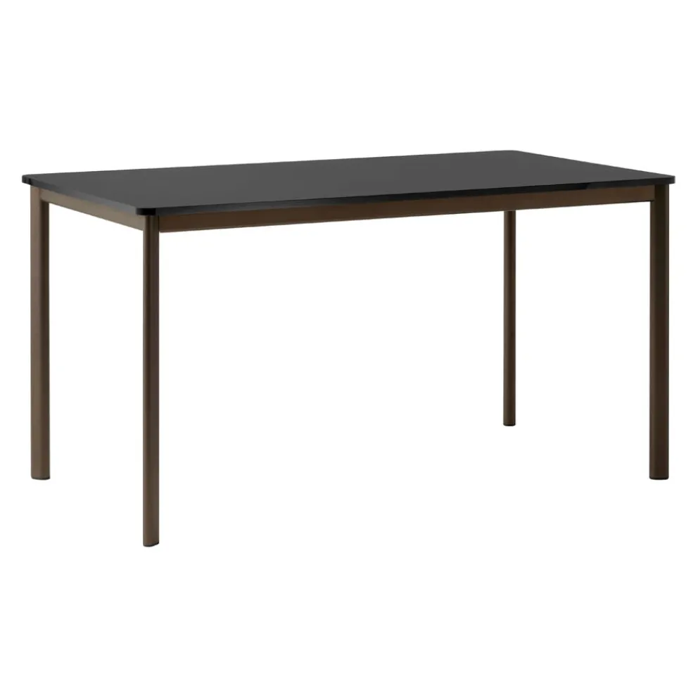 &Tradition Esstisch Drip Black Fenix Nano Laminate (0720), Bronzed Best