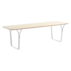Arco Esstisch Essential Massivholz Eiche natural C30, reinweiss Clearance