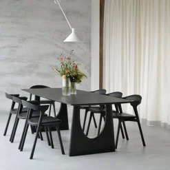 Ethnicraft Esstisch Geometric schwarz New