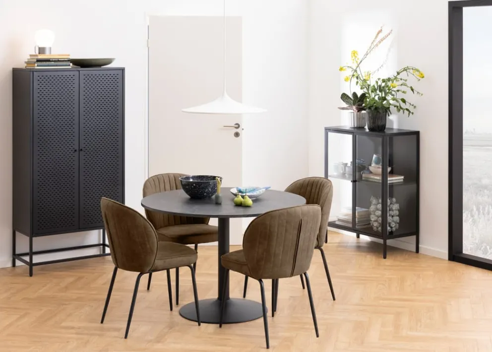 MID.YOU Esstisch Ibiza schwarz Clearance