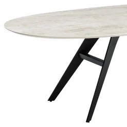 WILLISAU Esstisch Linea Dekton Arga Stonika poliert